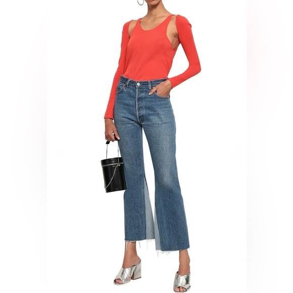 Helmut Lang Tops - Helmut Lang Summer Camp Cotton Tank With Removable Sleeves